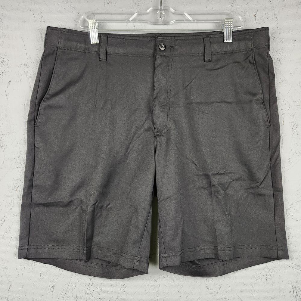 PGA Tour Shorts Mens 40 Large Gray Golf Performance Pockets Casual Lightweight